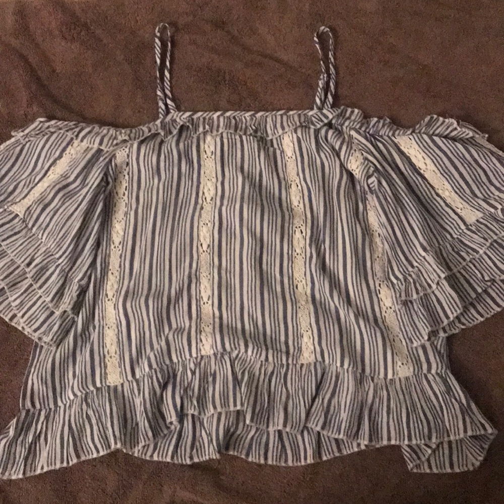 Short Sleeve off the shoulder shirt